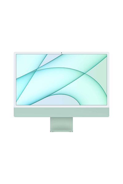 Apple جهاز iMac مقاس 24 بوصة مع شاشة Retina 4.5K: شريحة M1 مع وحدة معالجة مركزية 8_core ووحدة معالجة رسومية 8_core، وذاكرة 256 جيجابايت - أخضر
