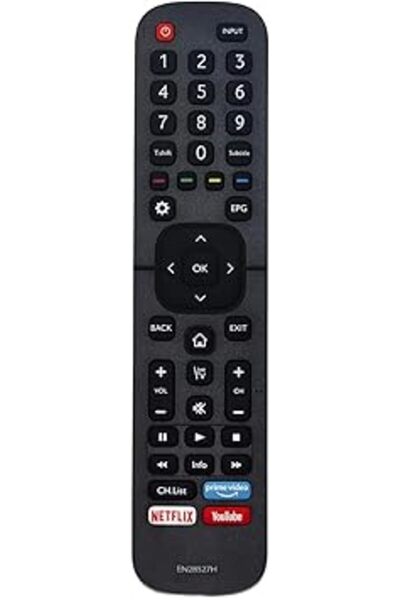 The Bros EN2BS27H Remote for Hisense LED TV 55A7100F 65A7100F 50A7100F 43S4 32S4 & More