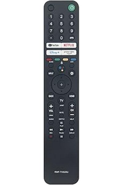 The Bros RMF-TX520U MG3-TX520U Remote for Sony Bravia XR-55A80J XR-50X90J KD-43X80J 50X80J