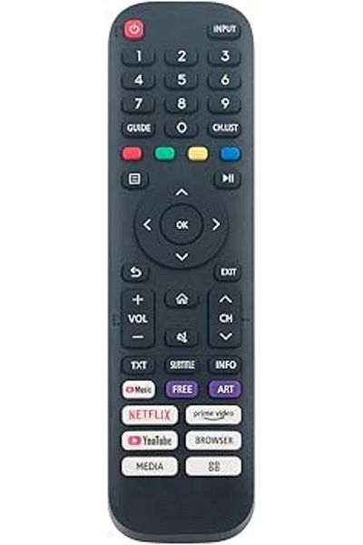The Bros EN2J30H Remote for Hisense Vidaa Smart TV 40A4GV 43H6G 43A60G 40H5G & More