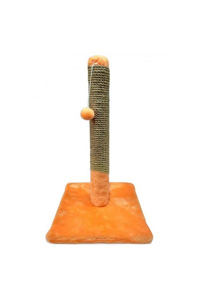 Agility Cat play set, column type on tassel stand, orange