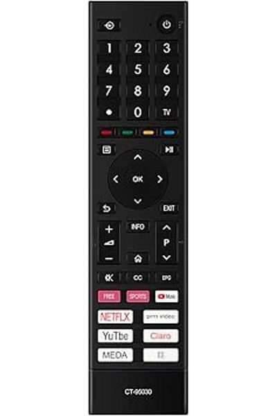 The Bros جهاز تحكم عن بعد بديل CT-95030 مناسب لتلفزيون Toshiba 4K LED LCD الذكي