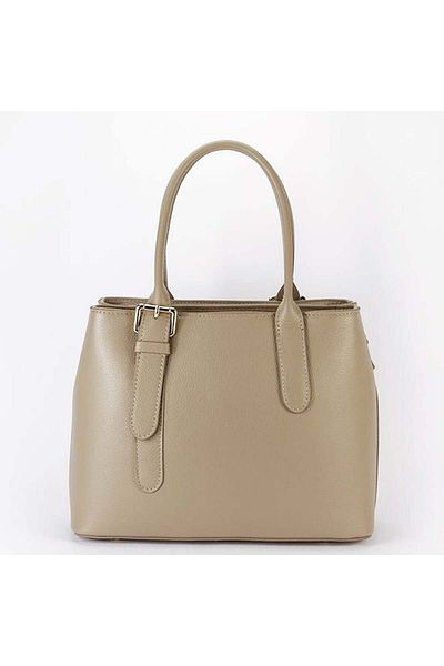 SOFILINE Dark beige large size bag made of genuine leather 1702 122