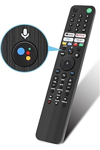 The Bros RMF-TX520U Voice Remote for Sony Bravia 4K 8K OLED LED Google TV with App Buttons