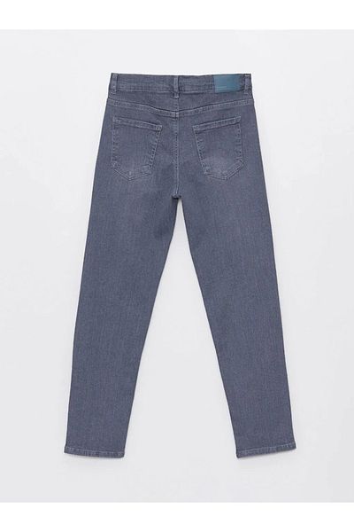 LC Waikiki Lcw Kids Gray Waist Adjustable Elastic Boys Jean Pants