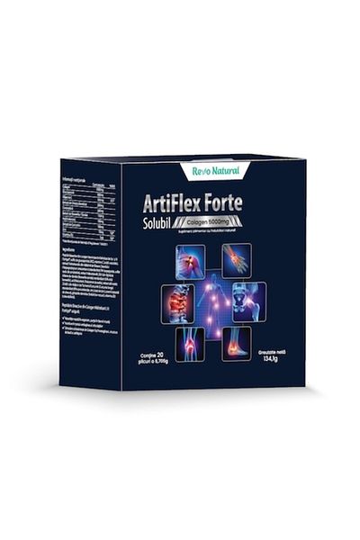 Revo Natural Premium food supplement Arti Flex Forte, Collagen 5000 mg, 20 sachets, Revo