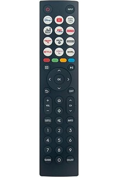 The Bros ERF2L36 Voice Remote Replacement for Hisense Smart TV ERF2L36-0011 75A6K