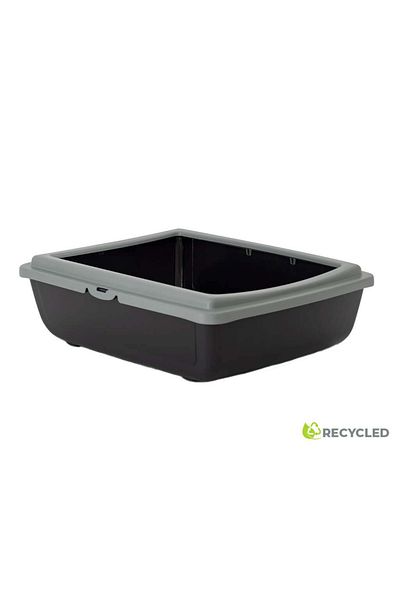 MPB Juliet cat litter box, 48x38x14h cm, Gray