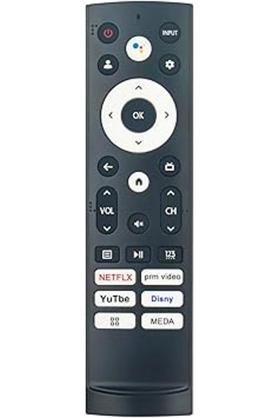 The Bros ERF3S90H Voice Remote for Hisense Smart TV 65U7G, 75A6H, 55U6H, 43A68H, 50A65H & More