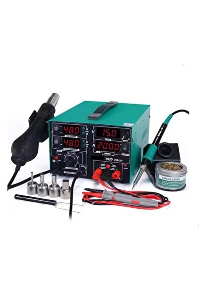 Prolink Luxury,3in1 5A Güç Kaynağı, Üflemeli Sıcak Hava ve Lehimleme İstasyon...