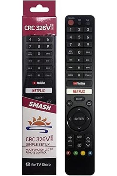The Bros CRC326V Replacement Remote Control for Sharp TV