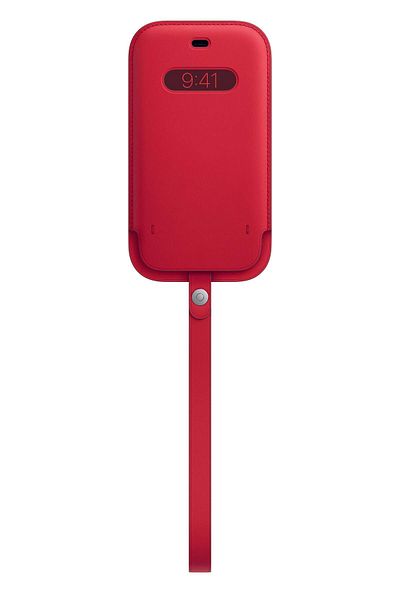 Apple iPhone 12 | 12 Pro Leather Sleeve with MagSafe (PRODUCT)RED