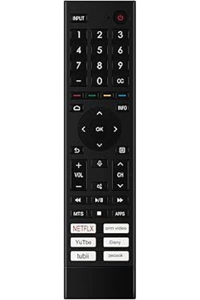 The Bros ERF3Z80H Voice Remote for Hisense Smart LED TV 43A4H, 50A6G, 65A6G, 32A4H & More