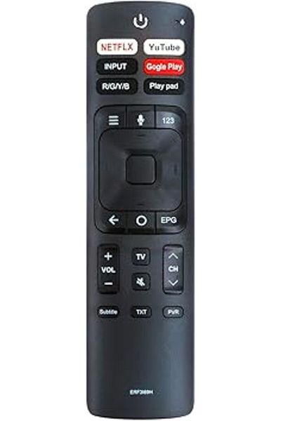 The Bros ERF3I69H Voice Remote for Hisense Smart TV OLED 4K LC-55Q7530U LC43N610 LC50N5000