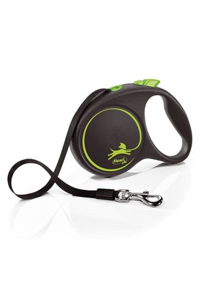 Flexi Lesa caini, Flexi, pana la 50 kg, marime L, 5 metri, verde