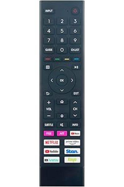 The Bros ERF3G80H Voice Remote for Hisense Smart TV 43A7G 55U7G 85A7HAU 75U7G & More