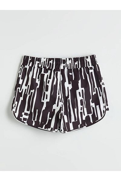 LC Waikiki Pantaloni scurți de baie pentru femei LCW DREAM cu model cu talie elastică (S5)