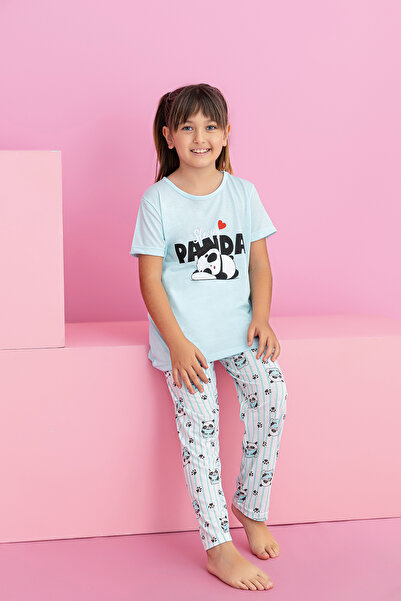 rindahomewear Mintás lány pizsama szett