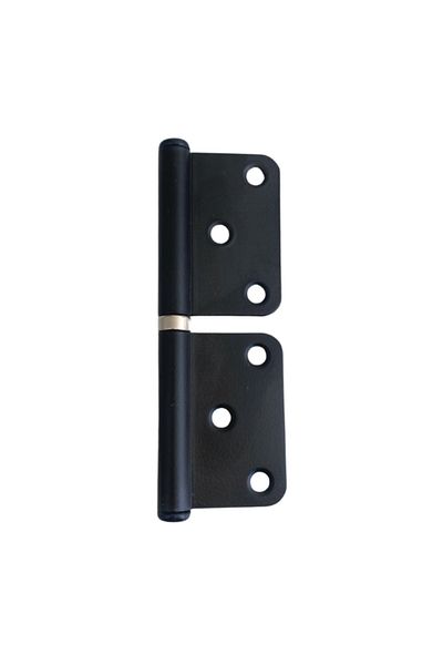 DSYapıAksesuar Black Non-Directional Door Hinge Wooden Door Hinge (Black)(4 Pcs)