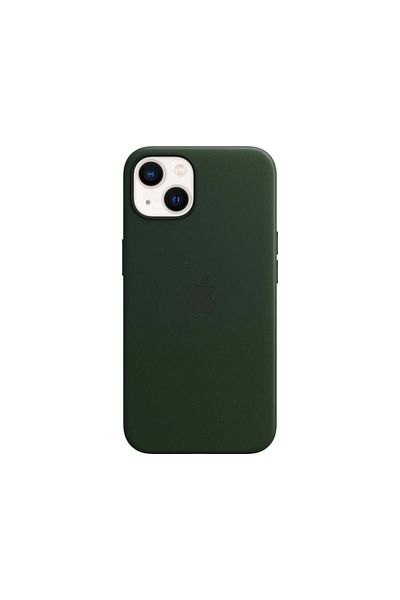 Apple iPhone 13 Leather Case with MagSafe - Sequoia Green