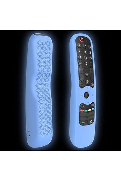 The Bros Blue Silicone Remote Case for LG Magic Remote MR24GC/MR23/MR22/MR21 (2021–2023)