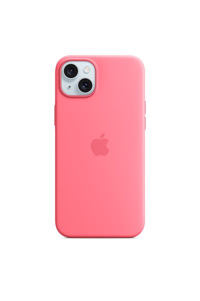 Apple iPhone 15 Plus Silicone Case with MagSafe - Pink