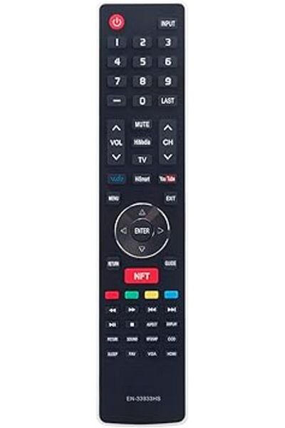 The Bros EN-33933HS Remote for Hisense TV 50K366W 55K610GW 32K20DW L50K610GW & More