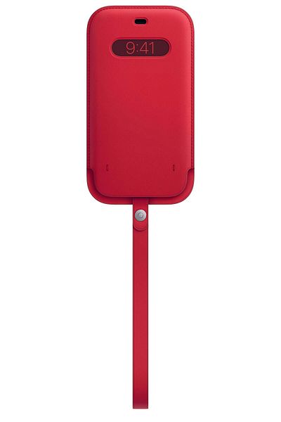 Apple iPhone 12 Pro Max Leather Sleeve with MagSafe (PRODUCT)RED