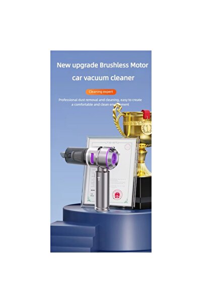 Avatto Aspirator portabil 4 în 1, Avatto, 18000Pa, fără fir, argintiu, 120W, USB-C, 6000mAh