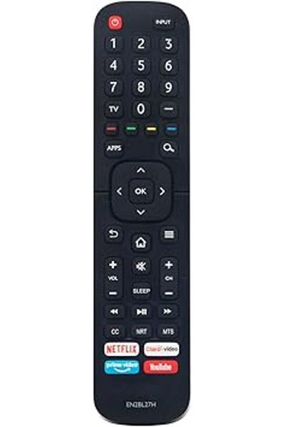 The Bros EN2BL27H Remote for Hisense 4K OLED HDTV 40H5030F, 43H5060F, 40H5080F, 43F5000F & More
