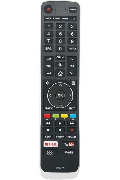 The Bros EN3C39 Remote for Hisense Smart TV 55N8700UW 65N8700UWG 75N9700UWG 65N7 75N7 65P7 75P8