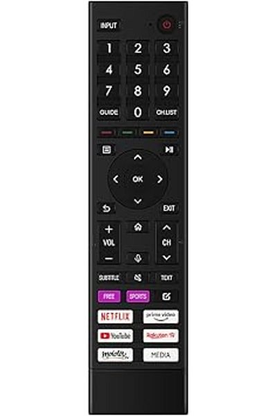 The Bros ERF3H80H Voice Remote for Hisense Smart OLED 4K TV 43A7GQ 50A7GQ 55A7GQ 65A7GQ