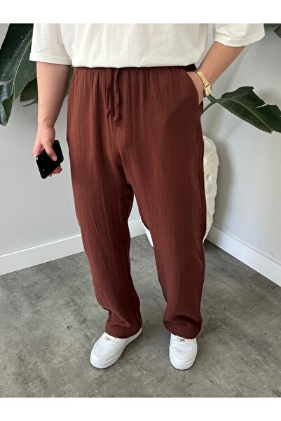 Kingdom Müslin Pantolon Baggy Kalıp