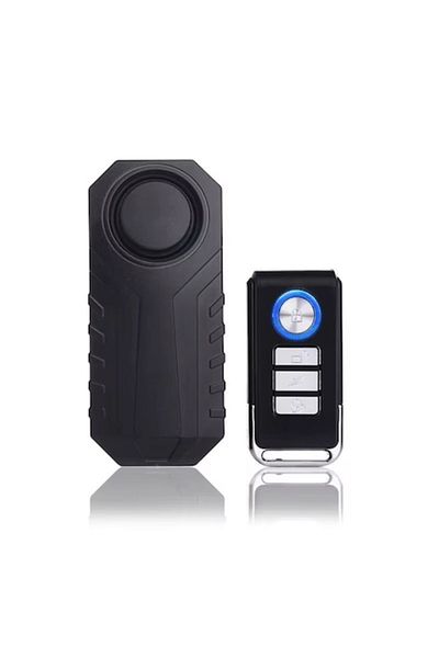 AMYMAT Wireless Bike/Motorcycle Alarm with Vibration Sensor and Remote Control
