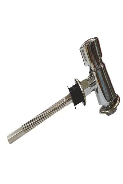 MVD Urinal tap with timer, shiny chrome, 1/2 connection, chrome finish