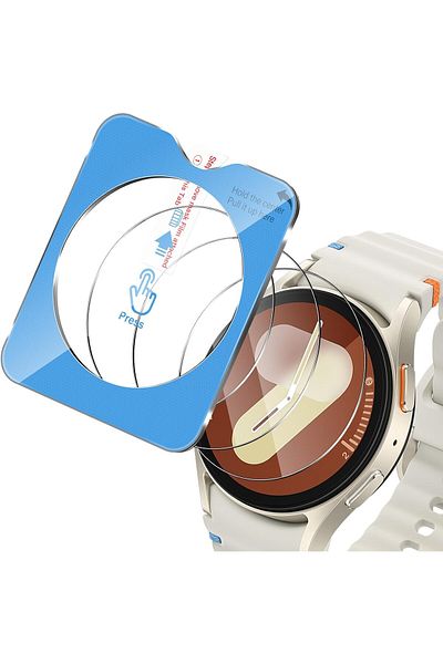Novatis Galaxy Watch 7 40mm Compatible Glass Screen Protector with Easy Installation Apparatus