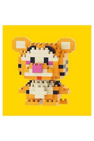 OEM Construction Set, Mini Character, Cartoon, Tiger, 170 Pieces