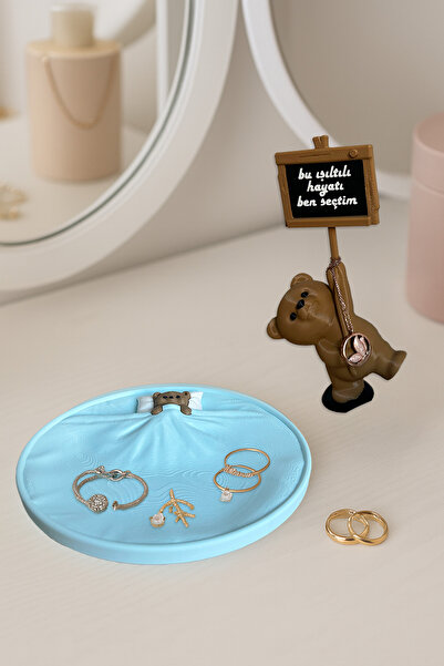 Obaco Cute Teddy Bear and Sleeping Teddy Bear Set of 2 with Motto, Coffee Corner Instant Modum 14cm Bioplastic