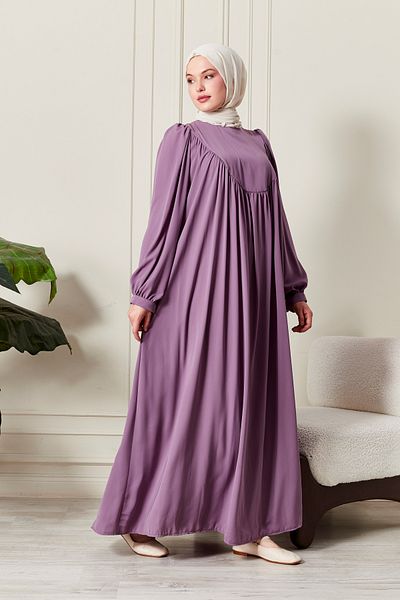 fistan Στρογγυλό φόρεμα Roba Hijab Medina Silk Prayer Φόρεμα Μοντέρνο και κομψό μοντέλο