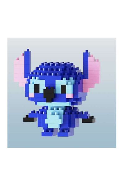 OEM Construction Set, Mini Character, Animated Cartoon, Stitch, 161 Pieces