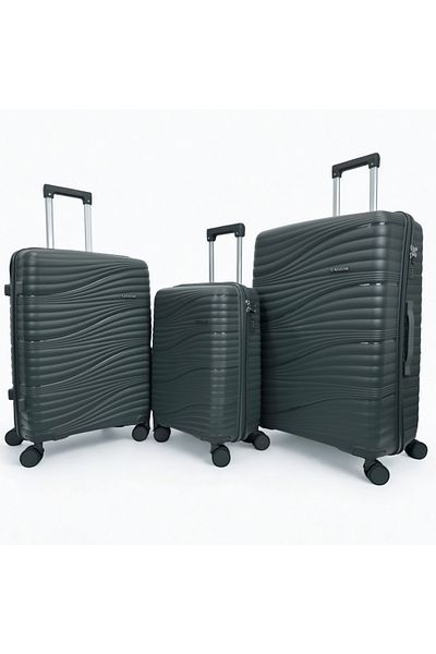 carbon 3-piece shatter-resistant polypropylene bag set