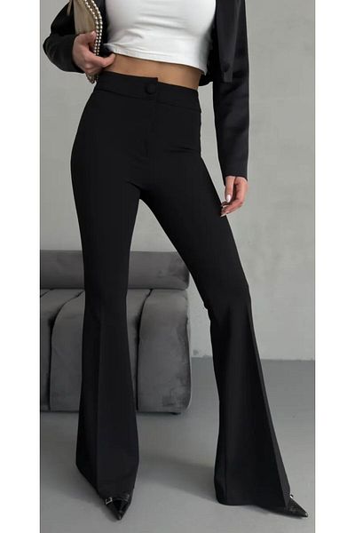 MUG collection Women's High Waist Wide Leg Pants