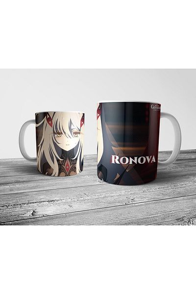 Pixxa Genshin Impact Ronova Mug Cup Model 1
