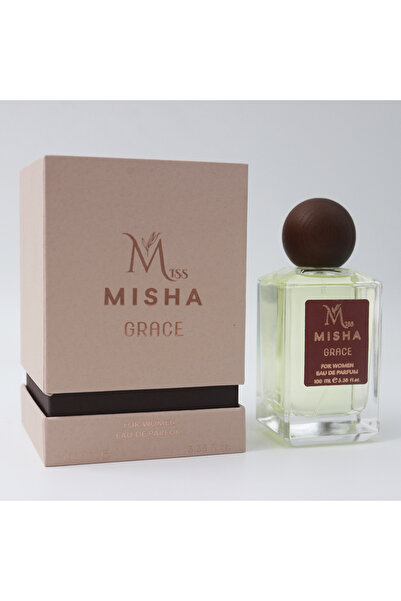 Miss MISHA GRACE Meyveli ve Şipre Koku Şeftali Amber Notalı Kalıcı Kadın Parfümü EDP 100 ml