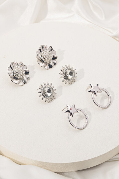 MRK Kadın 6lı Vintage Küpe Set