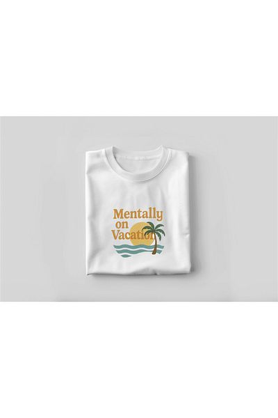 YEACHY Tricou unisex imprimat mental