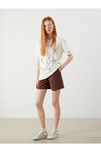 LC Waikiki Νέα σεζόν Γυναικεία Σορτς με ελαστική μέση - S5QF27Z8