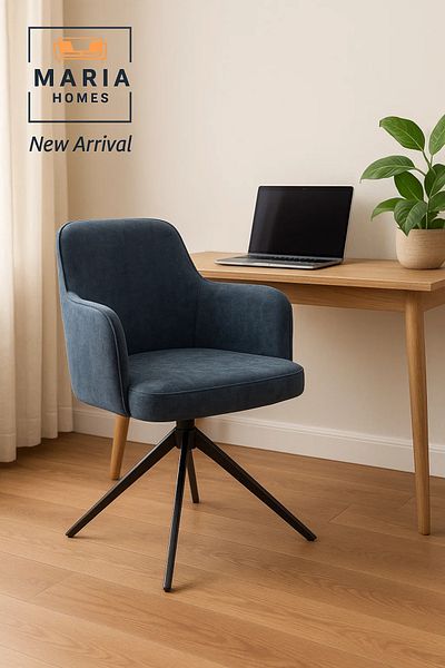 POWEREX Modern Swivel Accent Chair with Soft Velvet Upholstery – Comfortable & Stylish