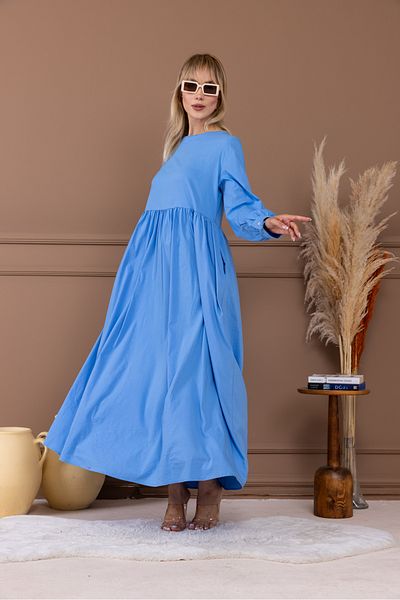 dilber fashion Viscose Dress with Back Button