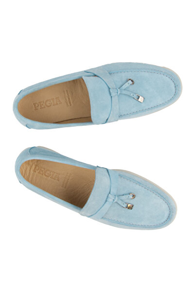 Pegia Чоловічі мокасини з натуральної замші на пряжці 500910